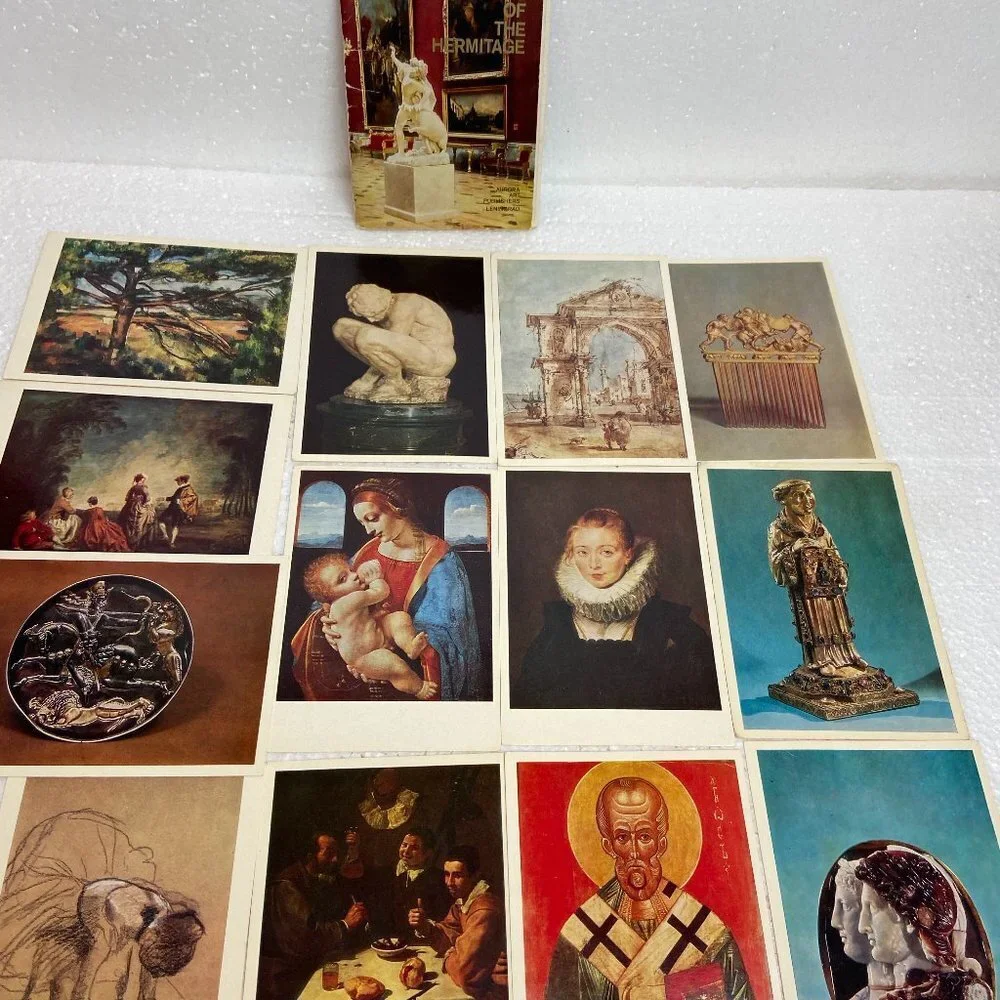 RARE Set Postcards Art Treasures of the Hermitage